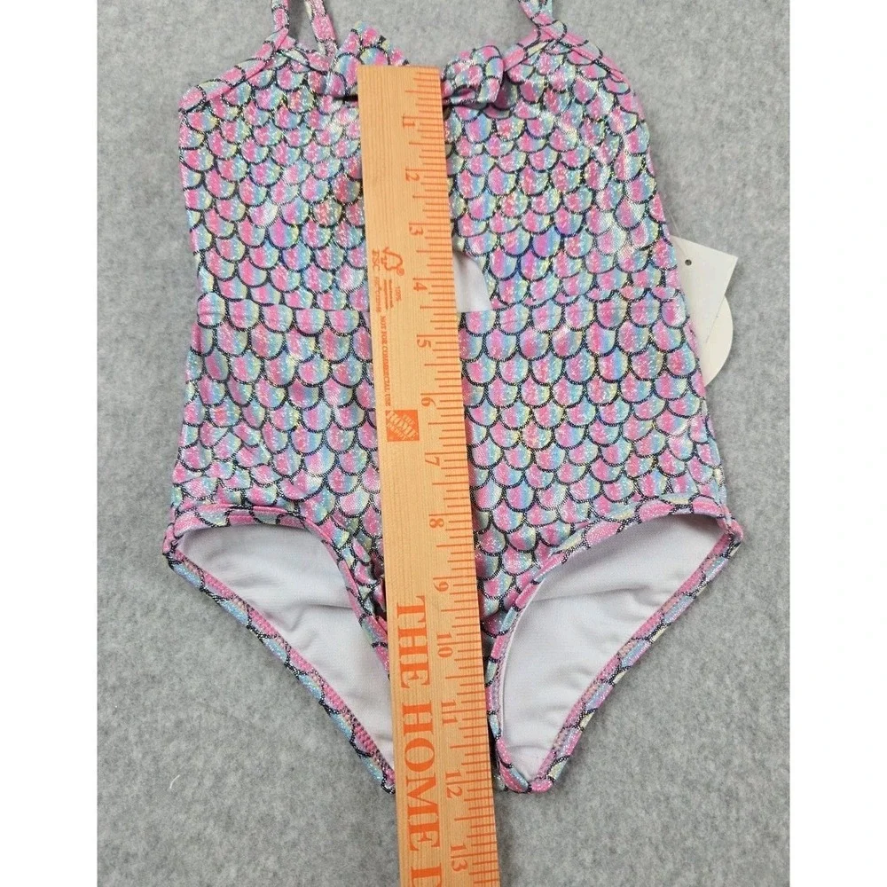 Koala Kids Girls‎ 18-24 Months 1 Piece Bathing Suit Swimming Mermaid Print NEW